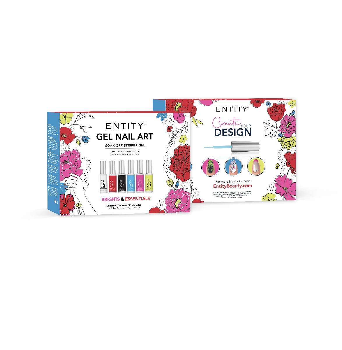 Entity Striper Gel 6PC Nail Art Kit