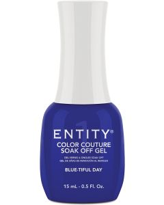 Entity Color Couture Soak-Off Gel Blue-Tiful Day, 0.5 fl oz.